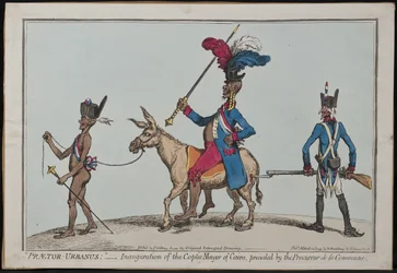 Praetor-Urbanus, Inauguration du maire copte du Caire, précédé par le procureur de la commune